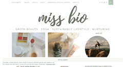 Desktop Screenshot of missbioblog.com